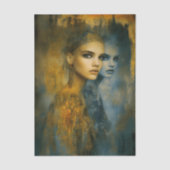 Ethereal Feminine Mystical Duality EW2R Decoupage 薄葉紙 (正面)