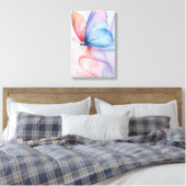 Ethereal Flight: Silk Wings Canvas Print キャンバスプリント (インサイチュ (寝室))