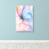 Ethereal Flight: Silk Wings Canvas Print キャンバスプリント (インサイチュ (ウッドフロア))