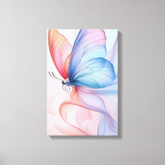 Ethereal Flight: Silk Wings Canvas Print キャンバスプリント
