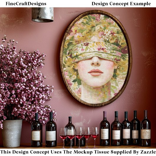 Ethereal Floral Feminine, Blindfold EW7 Decoupage 薄葉紙