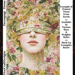 Ethereal Floral Feminine, Blindfold EW7 Decoupage 薄葉紙