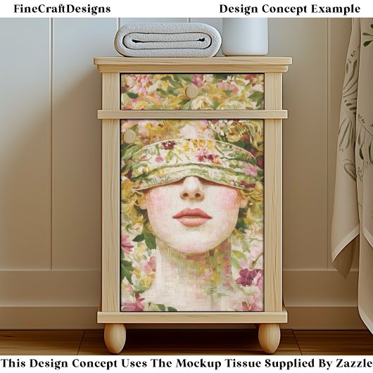 Ethereal Floral Feminine, Blindfold EW7 Decoupage 薄葉紙