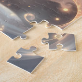 Ethereal Forest Spirit Mythical Creature ジグソーパズル (側面)