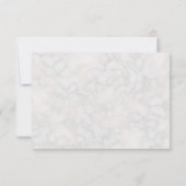 Ethereal Garden Greenery Botanical Wedding RSVP (裏面)