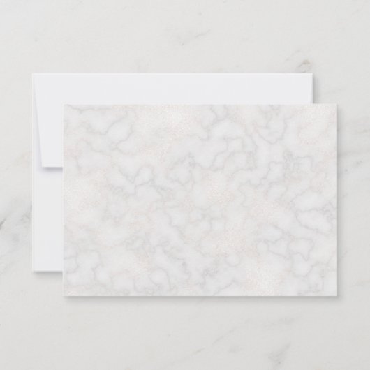 Ethereal Garden Greenery Botanical Wedding RSVP (裏面)