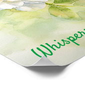 Ethereal Gardenia:光と花びらのダンス ポスター (角)