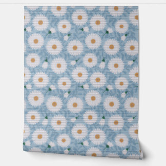 Ethereal Glow：ほこりっぽい皮とスティックの白いデイジー 壁紙