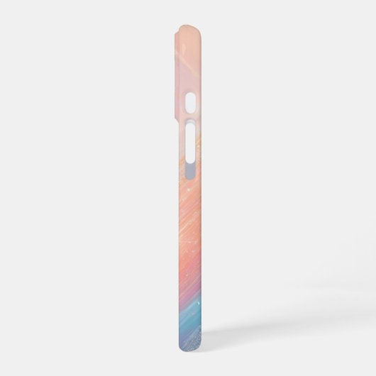 Ethereal Glow Pastel Gradient Phone Case iPhone 16ケース (左側面)