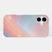 Ethereal Glow Pastel Gradient Phone Case iPhone 16ケース (裏面横)