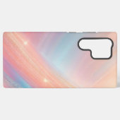 Ethereal Glow Pastel Gradient Phone Case Samsung Galaxyケース (裏面横)