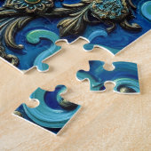 Ethereal Goddess:芸術とファンタジーの融合 ジグソーパズル (側面)