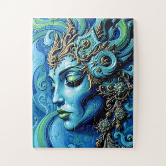 Ethereal Goddess:芸術とファンタジーの融合 ジグソーパズル (縦)