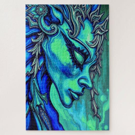 Ethereal Goddess:芸術とファンタジーの融合 ジグソーパズル (縦)