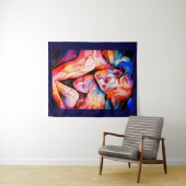 Ethereal Guardian Enbres -ファンタジーステンドグラス タペストリー (インサイチュ(横))