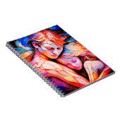 Ethereal Guardian Enbres -ファンタジーステンドグラス ノートブック (右側)