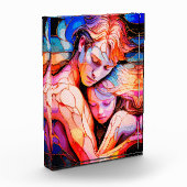 Ethereal Guardian Enbres -ファンタジーステンドグラス フォトブロック (左)