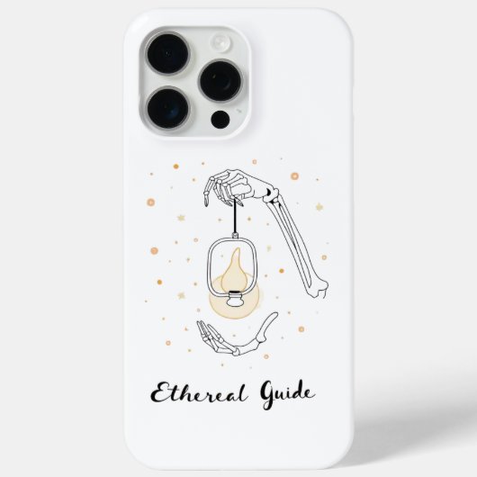 Ethereal Guide Skeleton Hand Lantern Phone Case Case-Mate iPhoneケース (裏面)