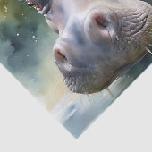 Ethereal Hippo Waterカラー 薄葉紙 (詳細)