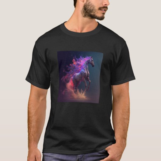 Ethereal Horse Horseback Riding Trail Riding Loves Tシャツ (正面)