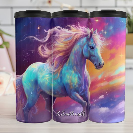 Ethereal Horse Pink Mane Stars タンブラー