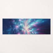 Ethereal Ice Crystal Fantasy Design | Unique ヨガマット (正面(横))