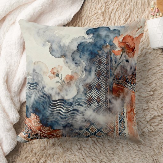 Ethereal Indonesian Batik クッション (ブランケット)