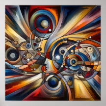 Ethereal Intersection -抽象芸術アート – シュール