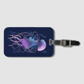 Ethereal Jellyfish Violet Blue ラゲッジタグ (正面横)