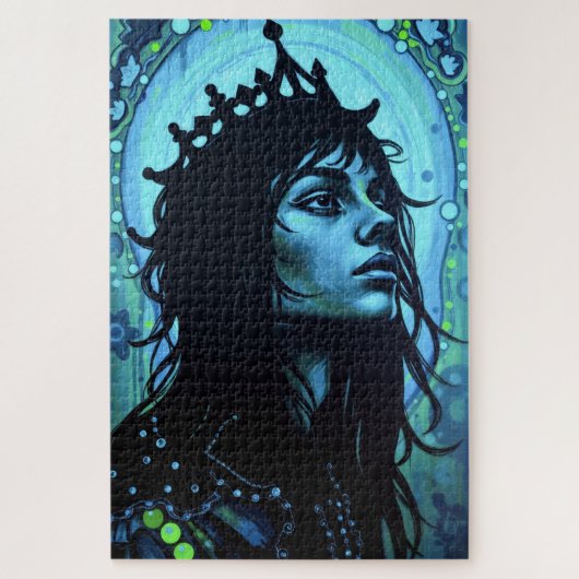 Ethereal King：アートとファンタジーの融合 ジグソーパズル (縦)