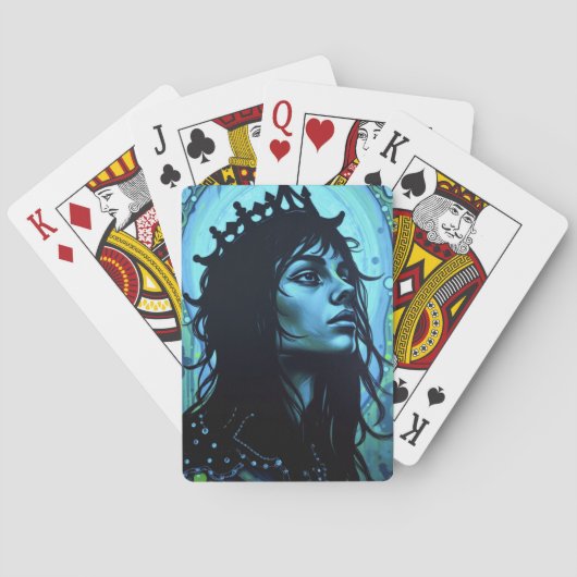 Ethereal King:アートとファンタジーの融合 トランプ (裏面)