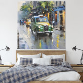 Ethereal Kolkata：モンスーン交響曲 キャンバスプリント (インサイチュ (寝室))