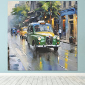 Ethereal Kolkata：モンスーン交響曲 キャンバスプリント (インサイチュ (ウッドフロア))