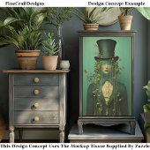 Ethereal Lady In Veil, Eyes Obsourced CR9 Decompag 薄葉紙