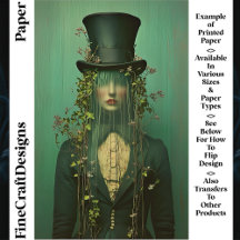 Ethereal Lady, Veil, Eyes Obsourced CR9クラフト紙