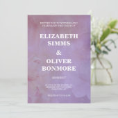 Ethereal Lavender Water 結婚 color's 招待状 (スタンド正面)
