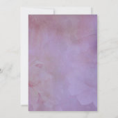 Ethereal Lavender Water 結婚 color's 招待状 (裏面)