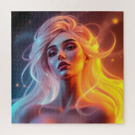 Ethereal Lightファンタジーウーマン – アー鮮やかト ジグソーパズル