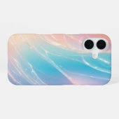 Ethereal Light Veil Streamline Phone Case iPhone 16ケース (裏面横)