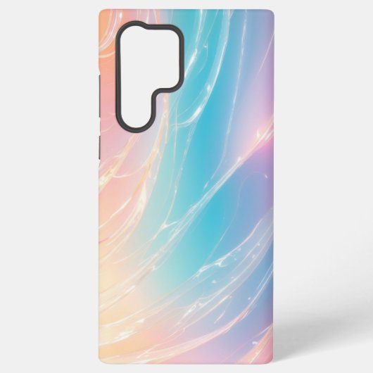 Ethereal Light Veil Streamline Phone Case Samsung Galaxyケース (裏面)