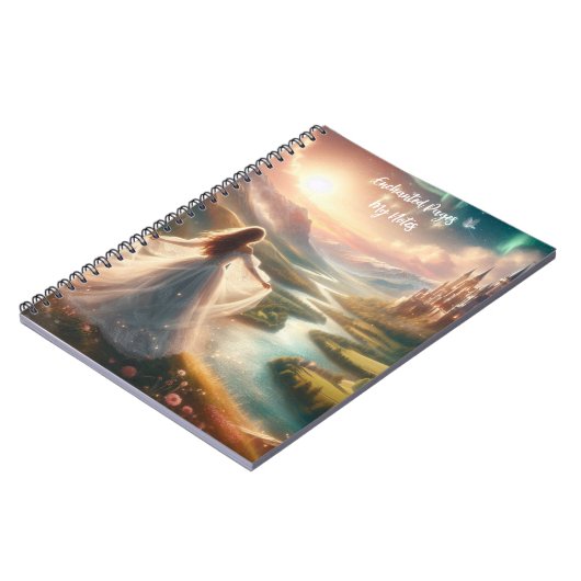 Ethereal Love Enchanted Pages ノートブック (左側)