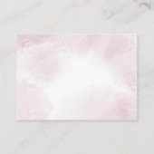 Ethereal Magnoliaフラワーウェディングレセプション エンクロージャーカード (裏面)