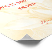 Ethereal Magnolia Flowerのコー結婚ヒーバー ポスター (角)