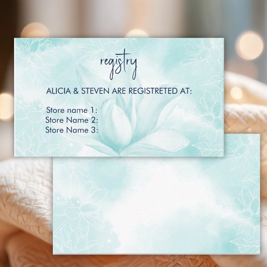 Ethereal Magnolia Flower, Registry エンクロージャーカード