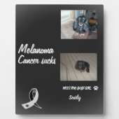 Ethereal Melanoma Pet Prayer Layout フォトプラーク (正面)