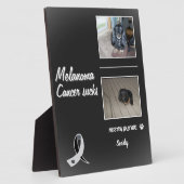 Ethereal Melanoma Pet Prayer Layout フォトプラーク (側面)