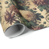 Ethereal Menace – ゴシック植物学デザイン ラッピングペーパー (ロールコーナー)