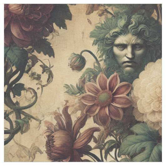 Ethereal Menace - Gothic Statement Tile ファブリック (クローズアップ)