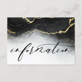 Ethereal Mist グラデーション Blackの結婚情報 エンクロージャーカード