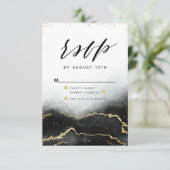 Ethereal Mist グラデーション Black Water Color Moody RSVP (スタンド正面)